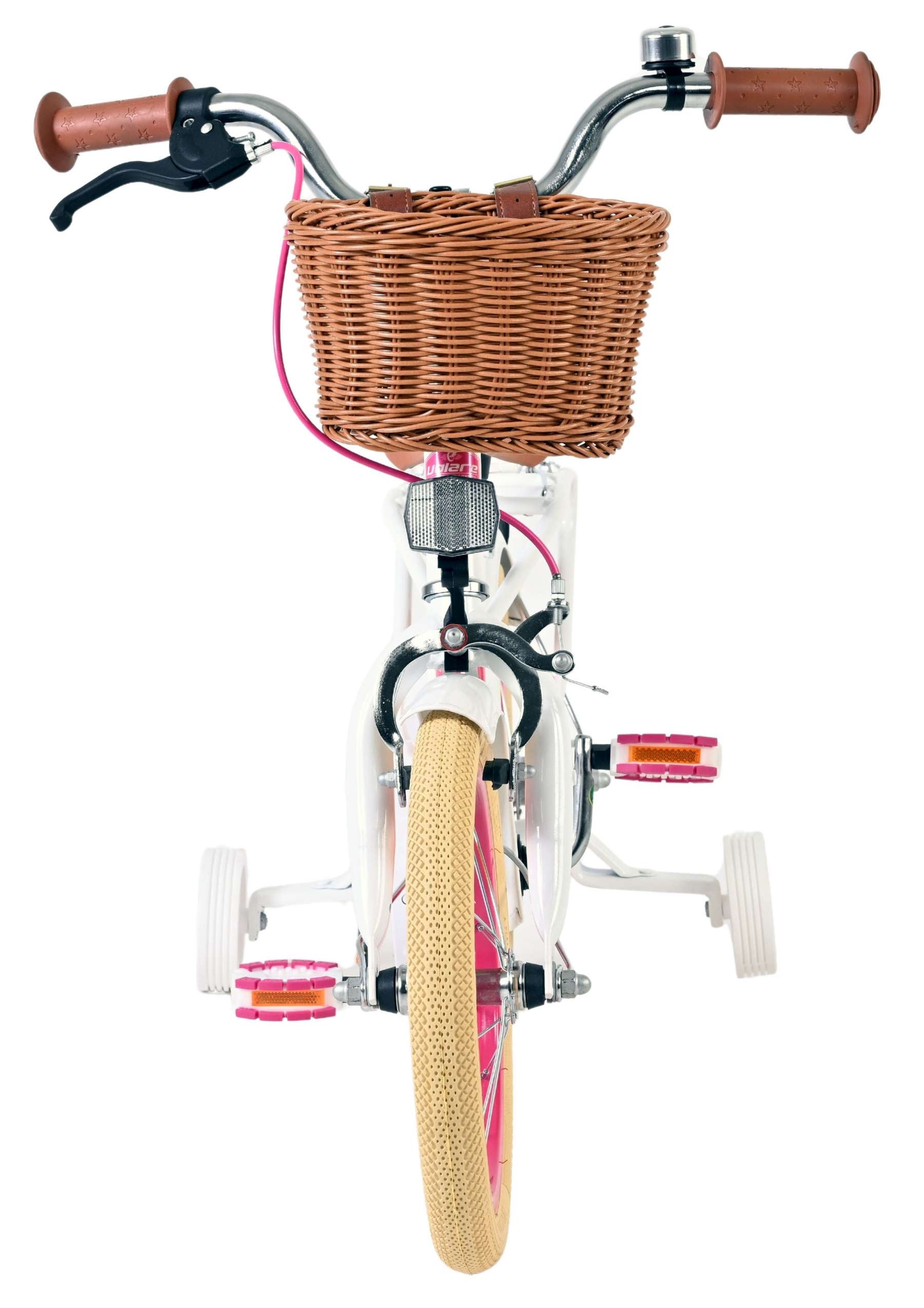 Volare excellent kinderfiets - meisjes - 14 inch - wit
