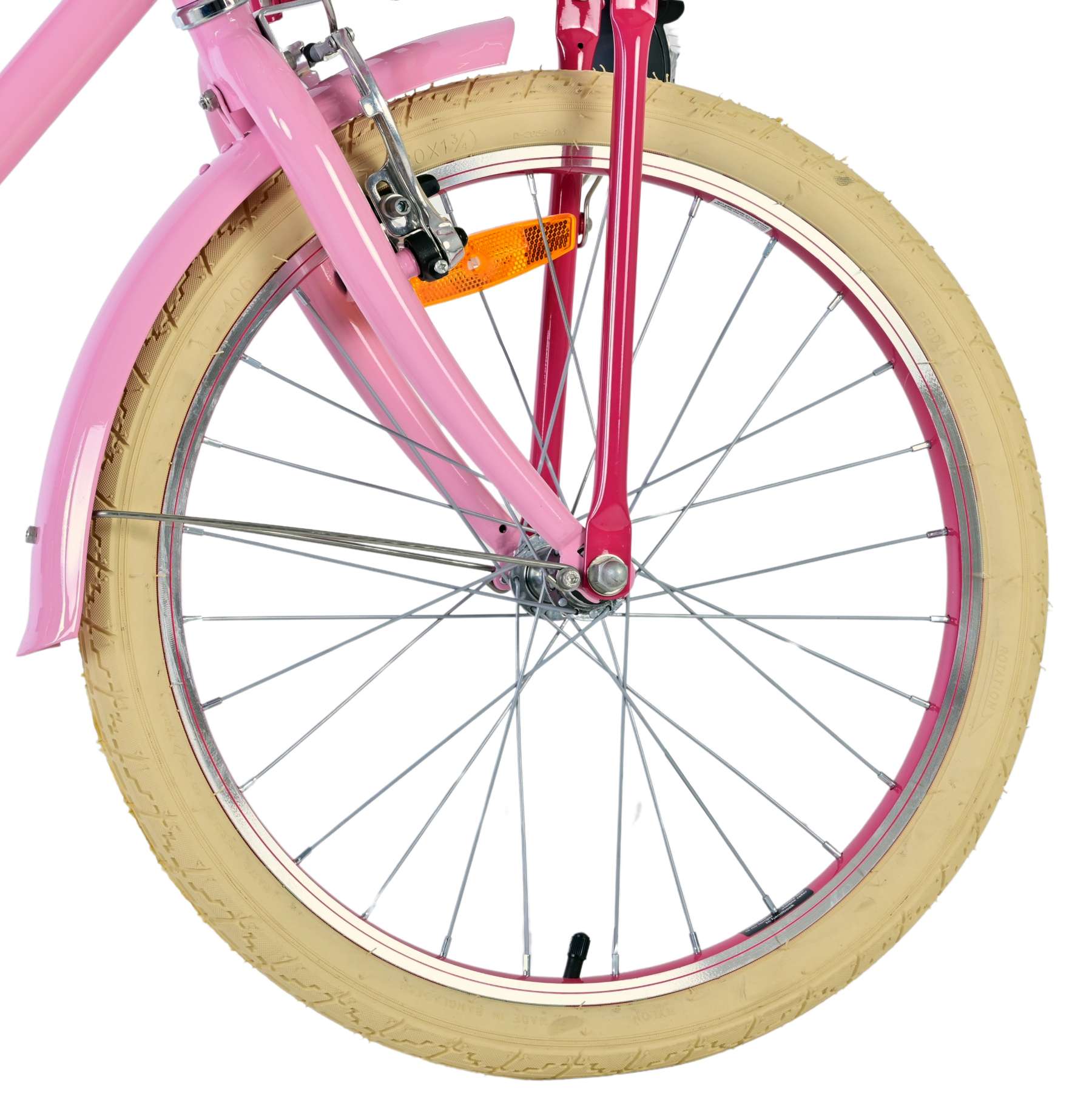Volare uitstekende kinderfiets - meisjes - 20 inch - roze - 3 versnellingen