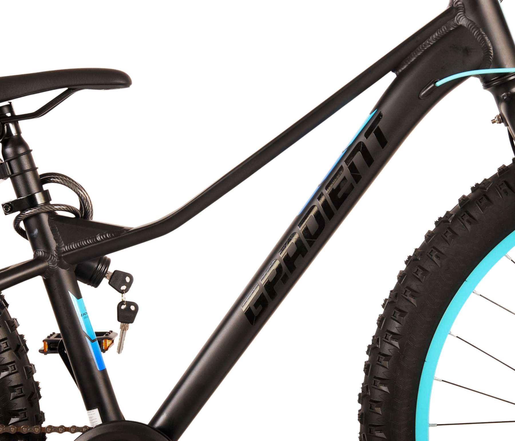 Volare gradiënt kinderfiets – jongens – 26 inch – zwart blauw – 7 versnellingen – prime collectie