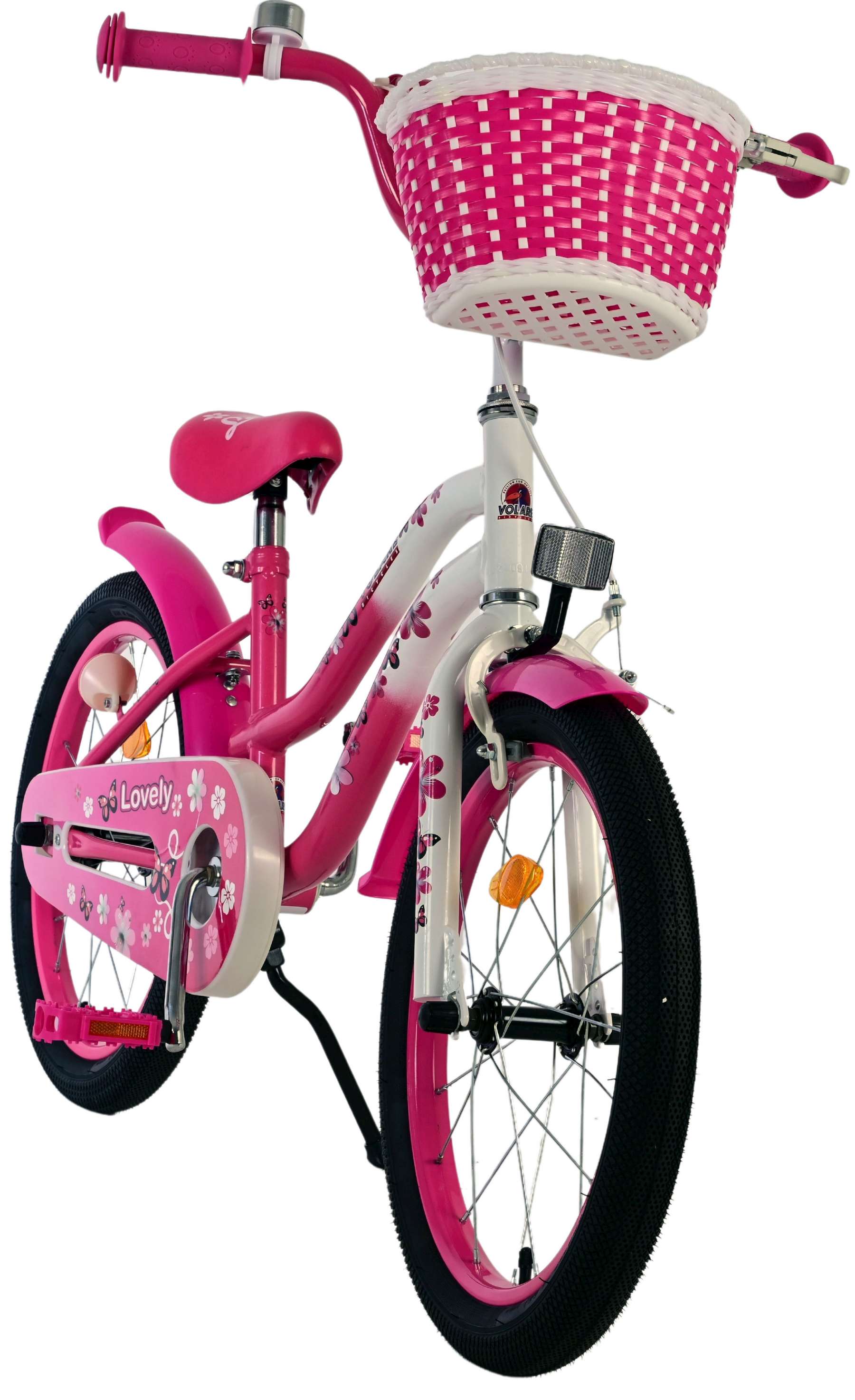 Volare lovely kinderfiets - meisjes - 18 inch - roze wit