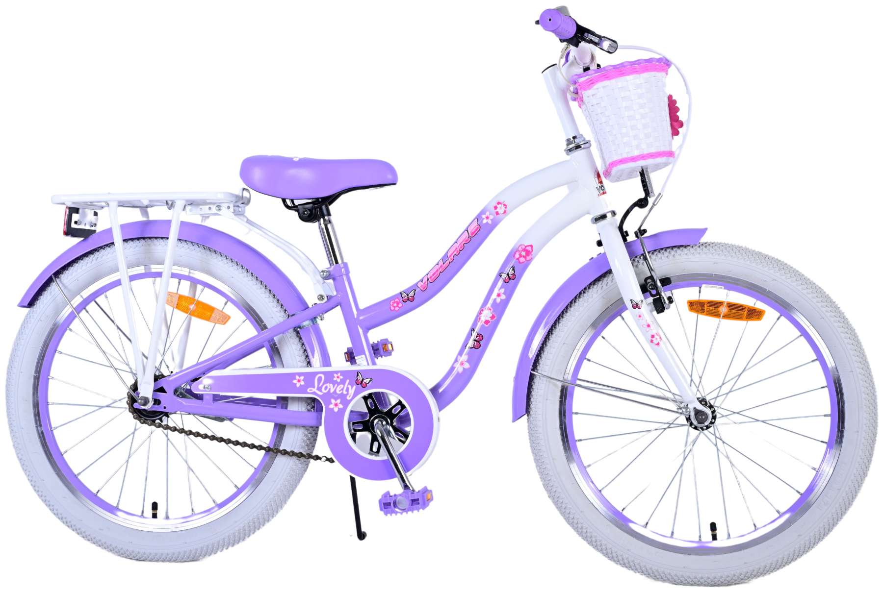 Volare mooie kinderfiets - meisjes - 20 inch - paars