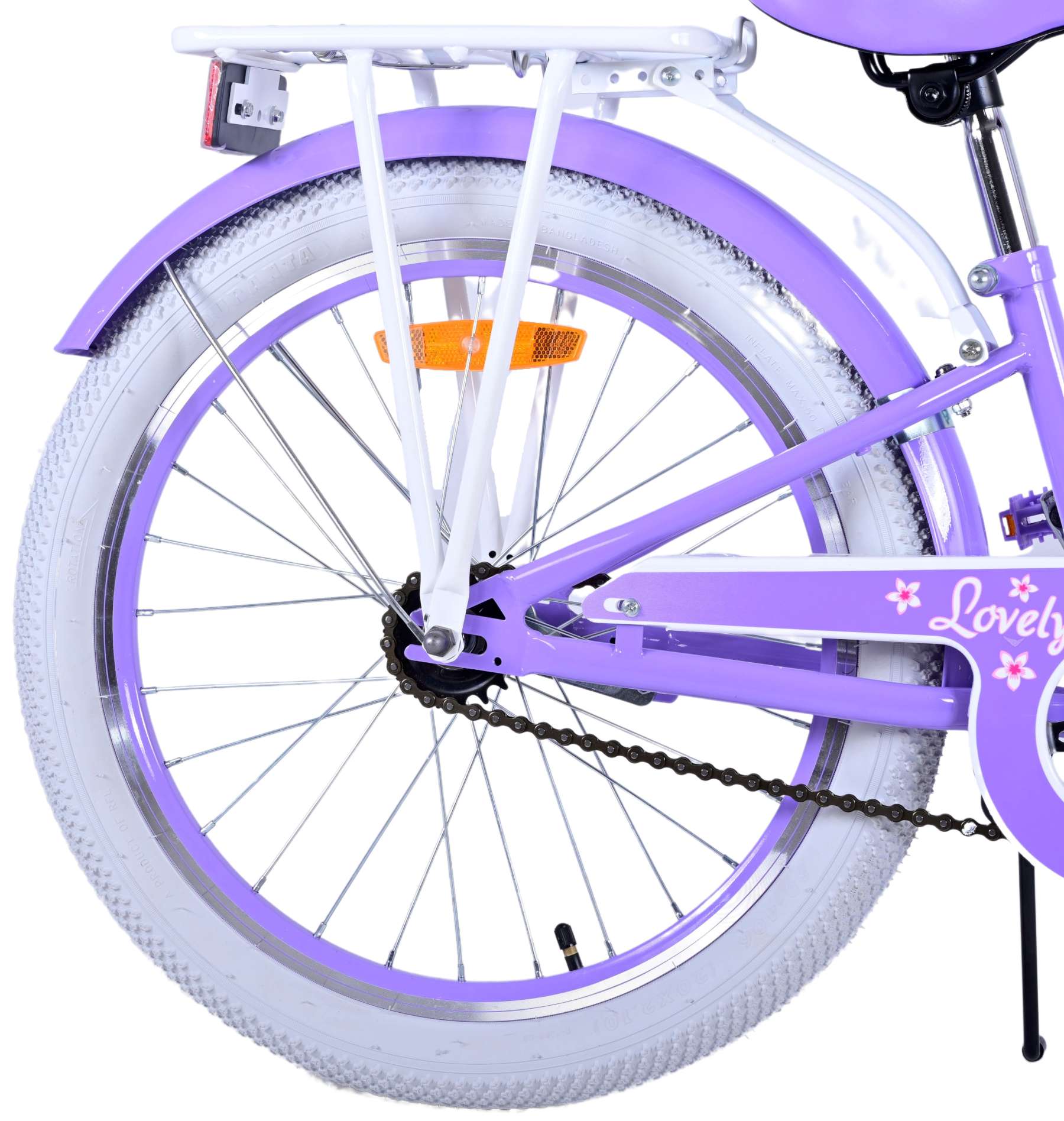 Volare mooie kinderfiets - meisjes - 20 inch - paars