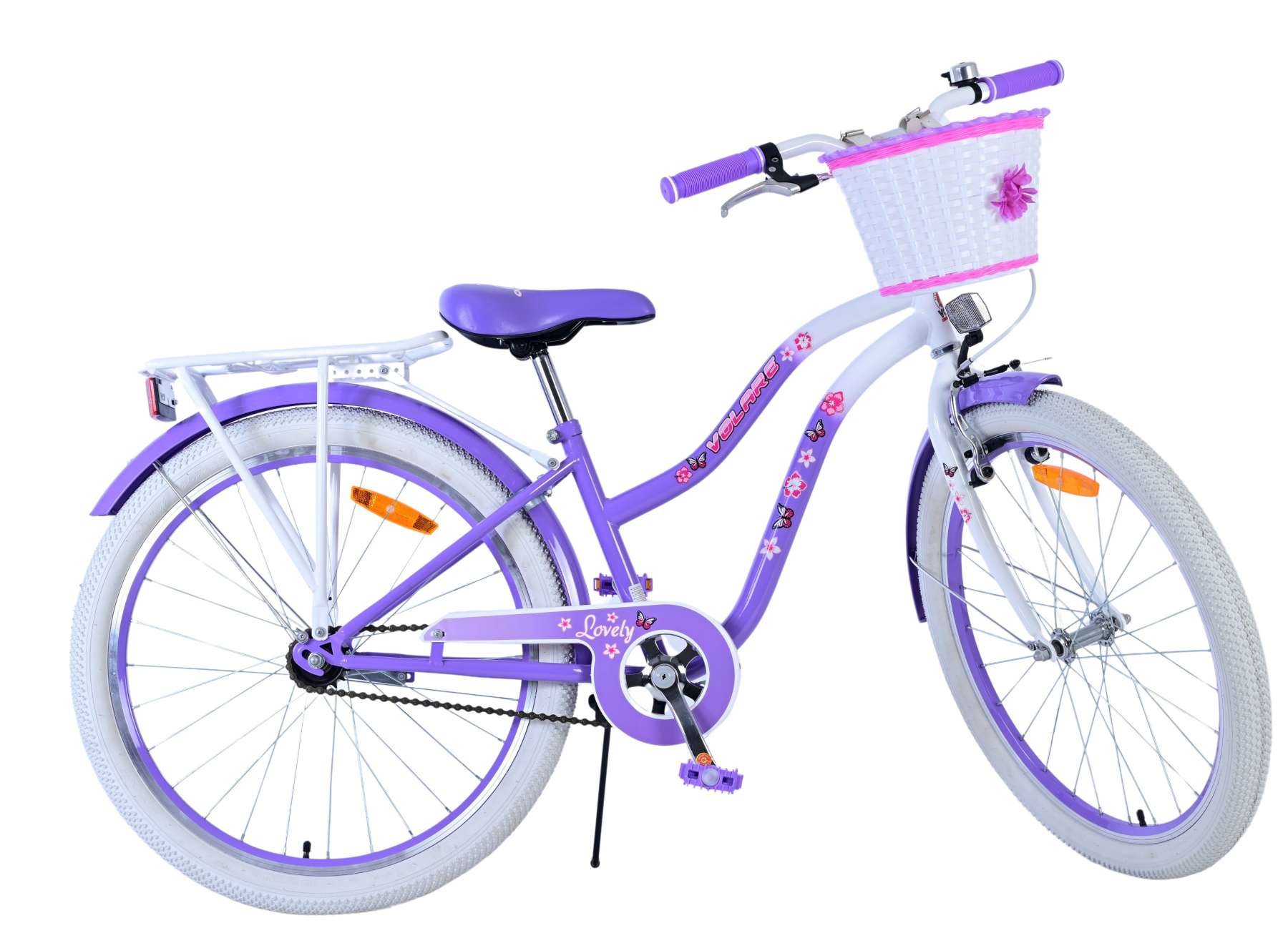 Volare mooie kinderfiets - meisjes - 24 inch - paars