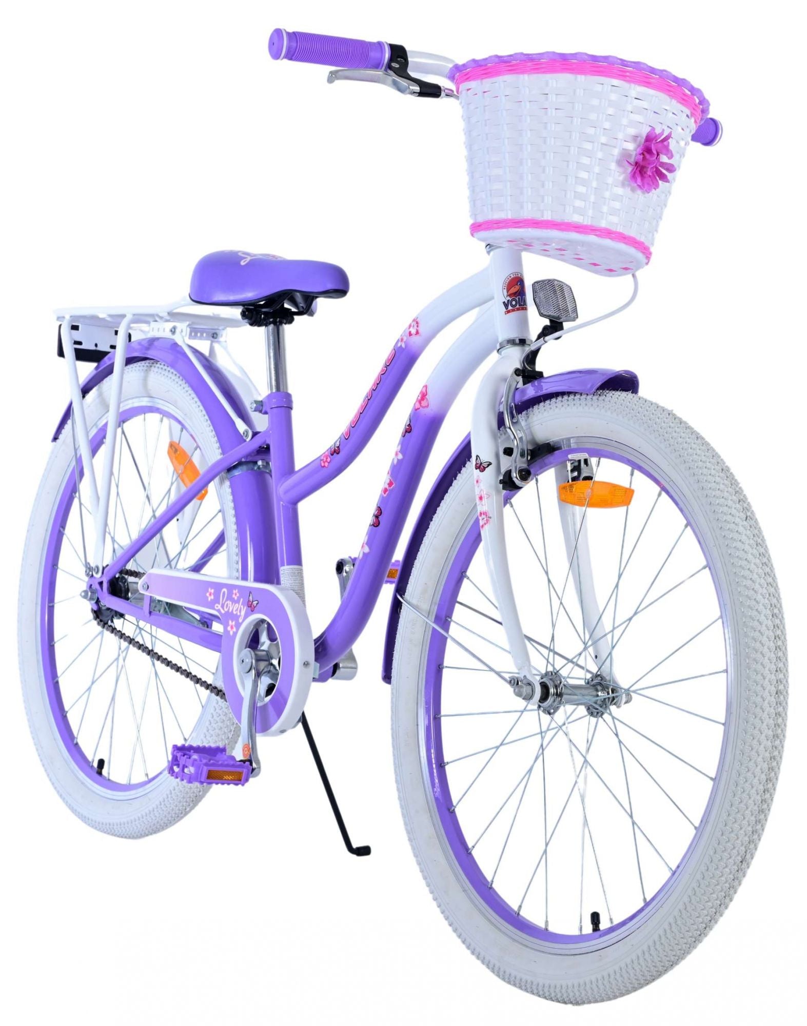 Volare mooie kinderfiets - meisjes - 24 inch - paars