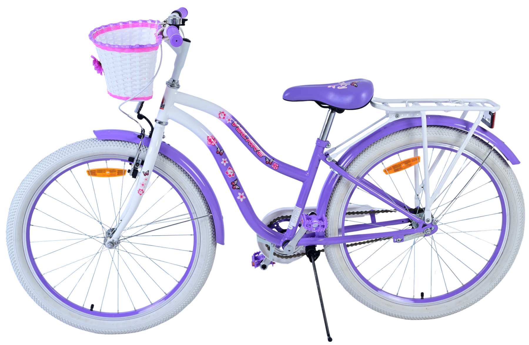 Volare mooie kinderfiets - meisjes - 24 inch - paars