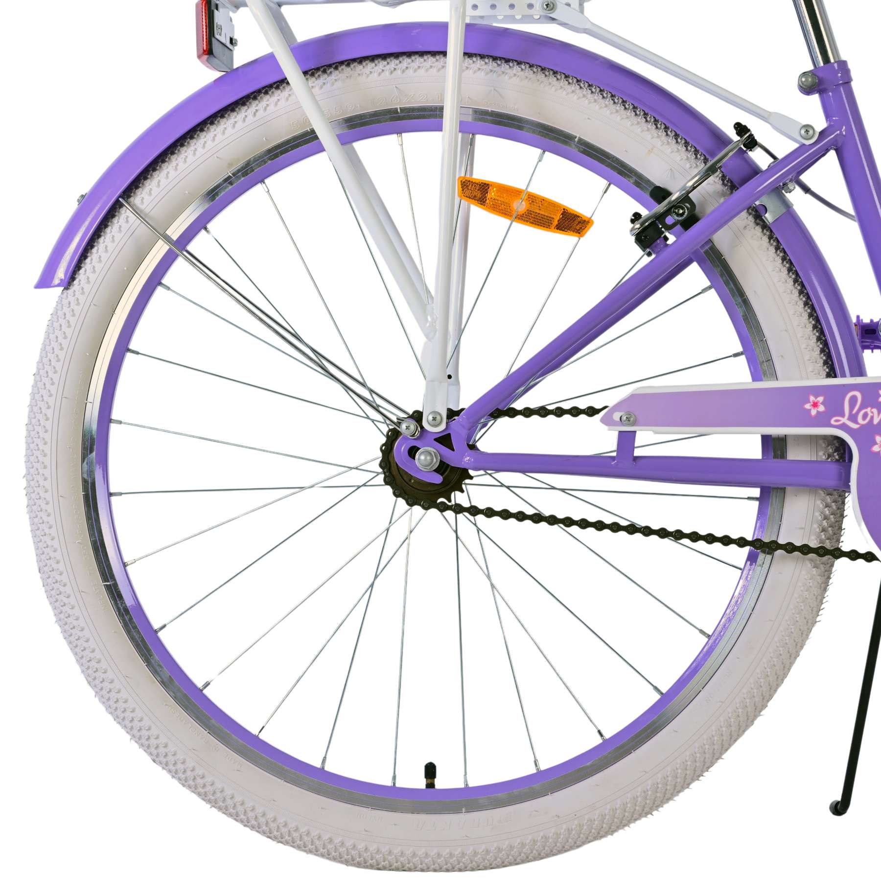 Volare mooie kinderfiets - meisjes - 26 inch - paars - twee handremmen