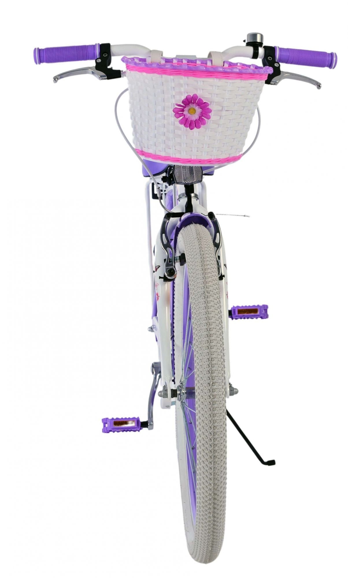 Volare mooie kinderfiets - meisjes - 24 inch - paars - twee handremmen