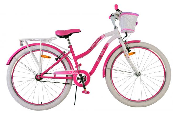 Volare mooie kinderfiets - meisjes - 26 inch - roze - twee handremmen