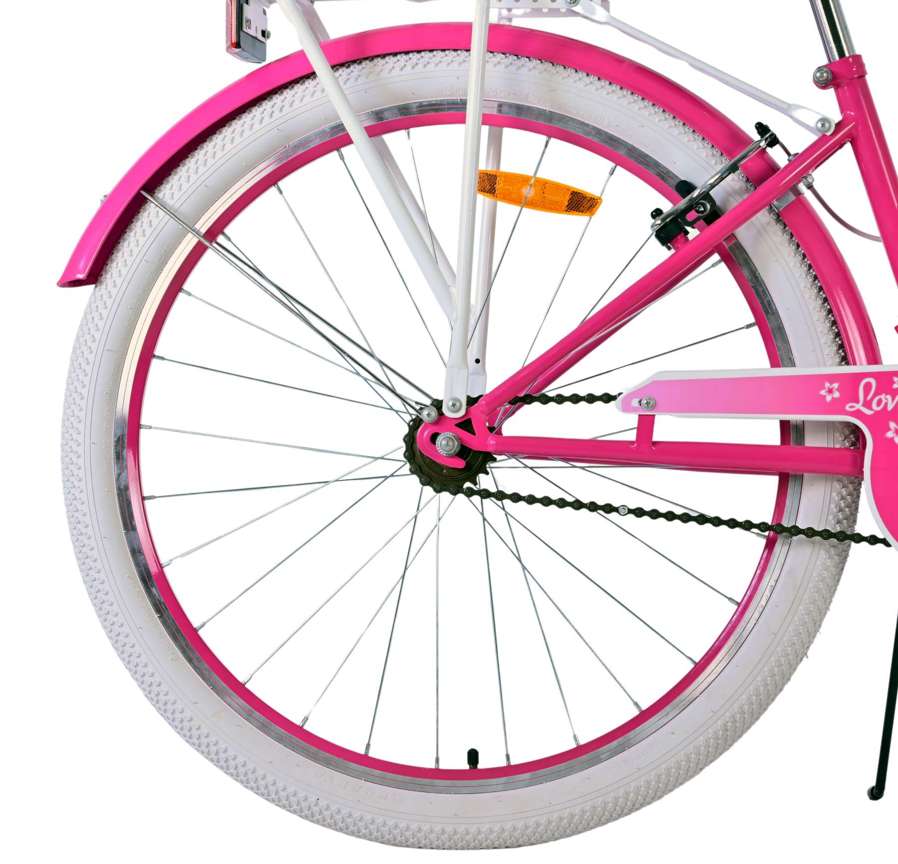 Volare mooie kinderfiets - meisjes - 26 inch - roze - twee handremmen