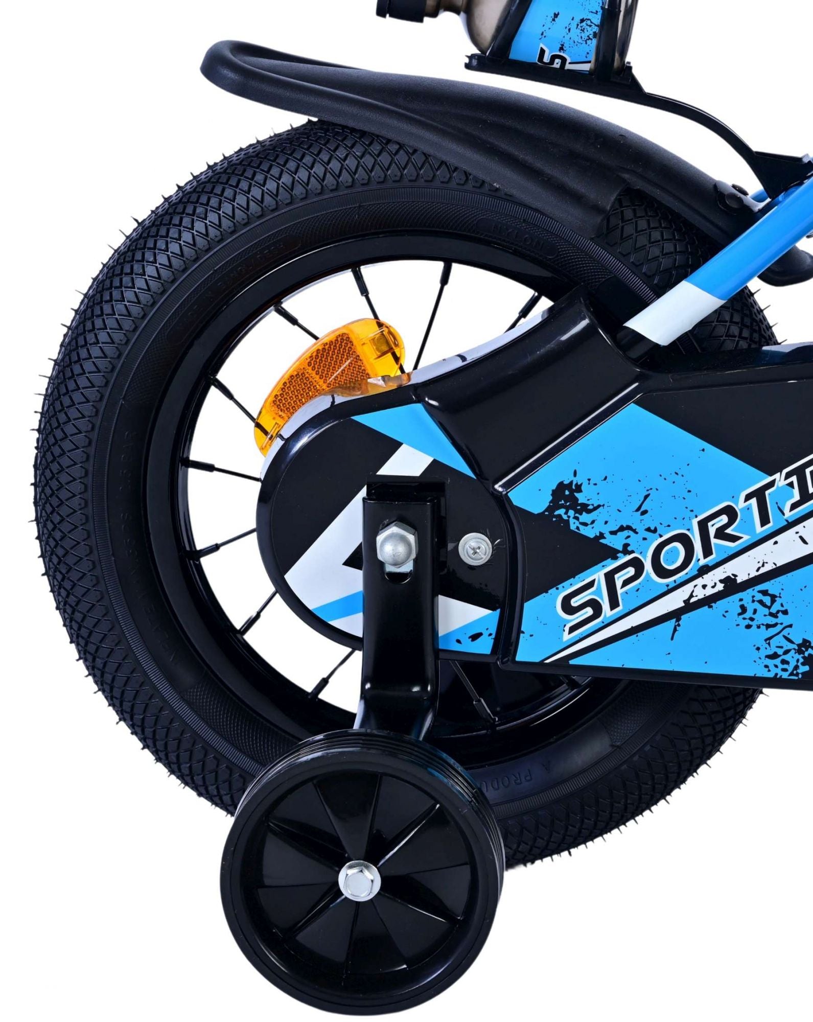 Volare sportivo kinderfiets - jongens - 12 inch - blauw zwart