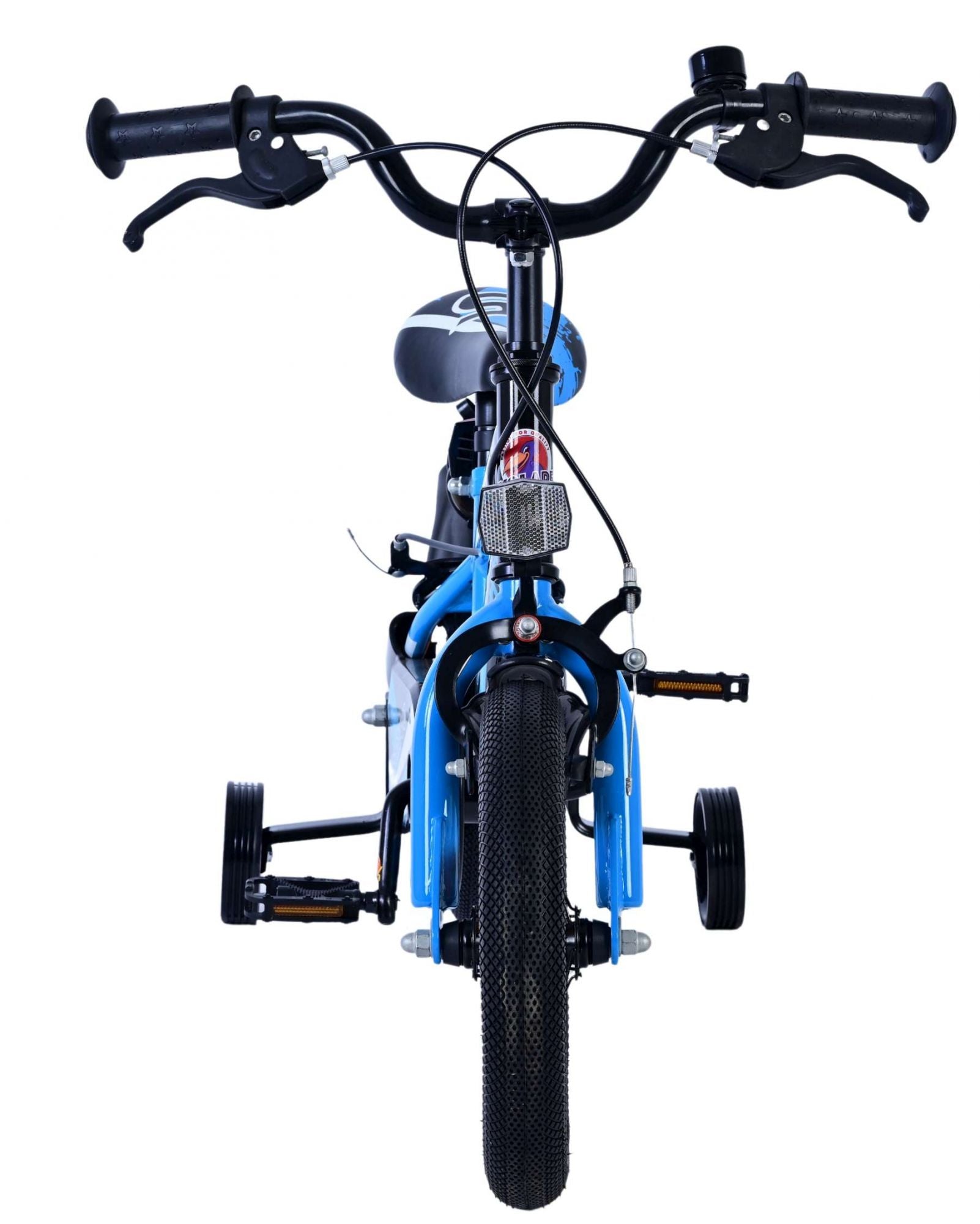 Volare sportivo kinderfiets - jongens - 12 inch - blauw zwart - twee handremmen