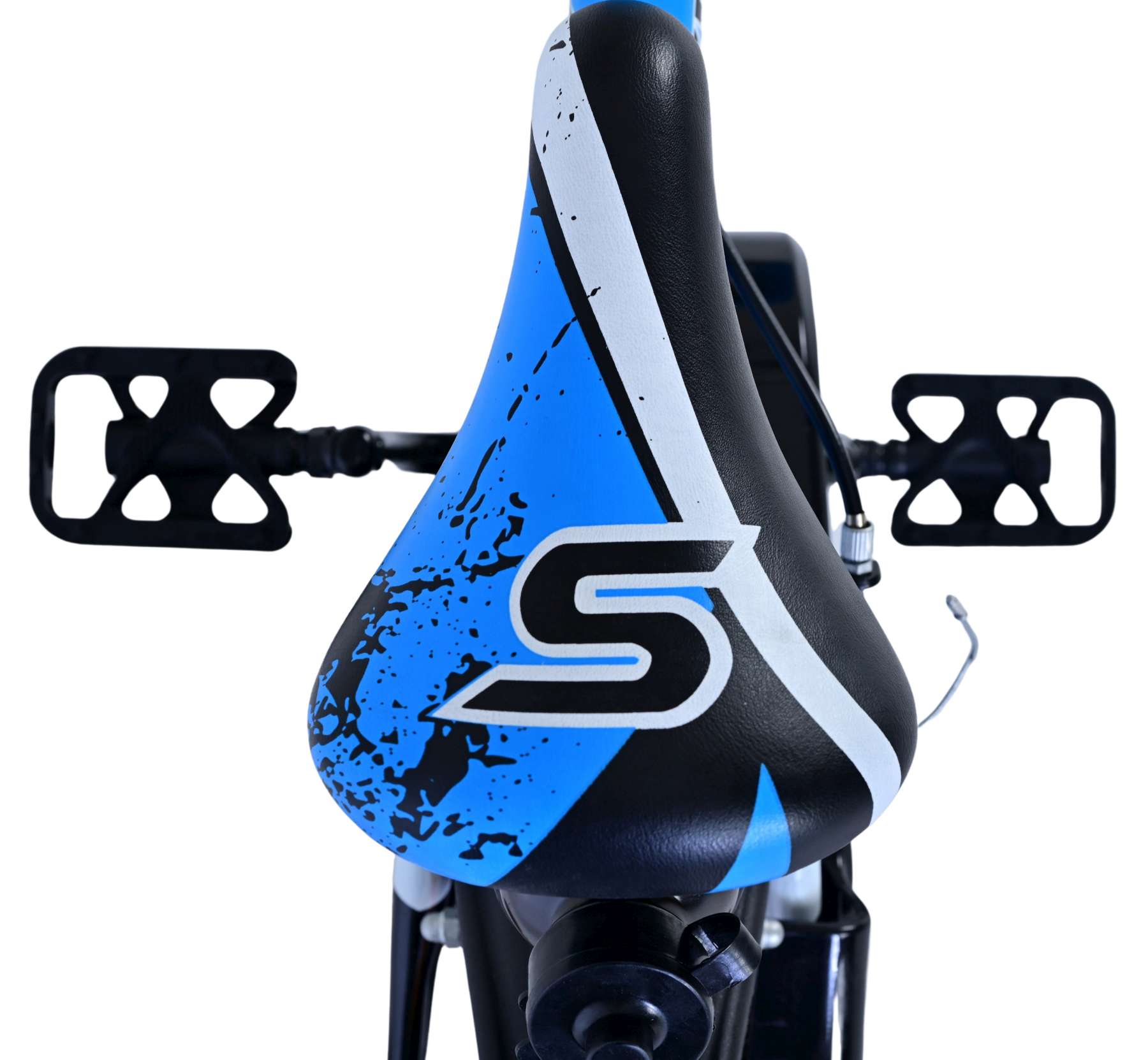 Volare sportivo kinderfiets - jongens - 14 inch - blauw zwart - twee handremmen