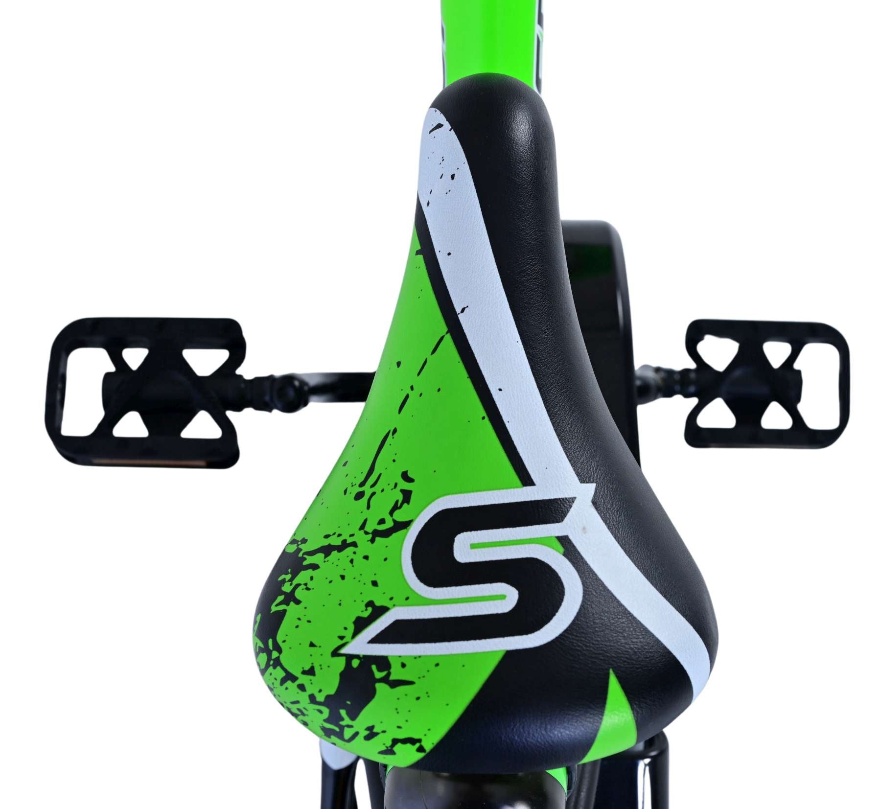 Volare sportivo kinderfiets - jongens - 14 inch - groen zwart