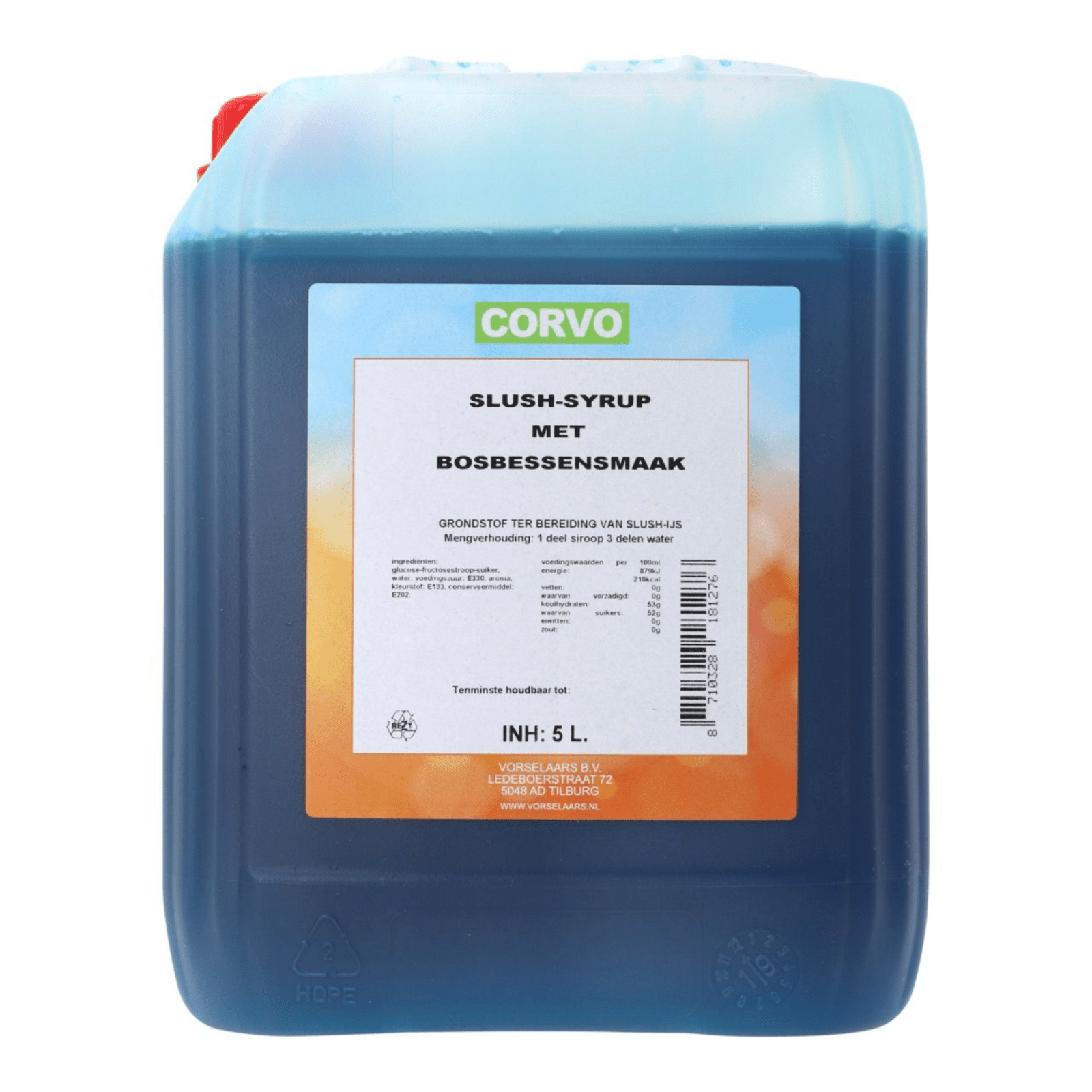Corvo slush siroop bosbessen (5 liter)