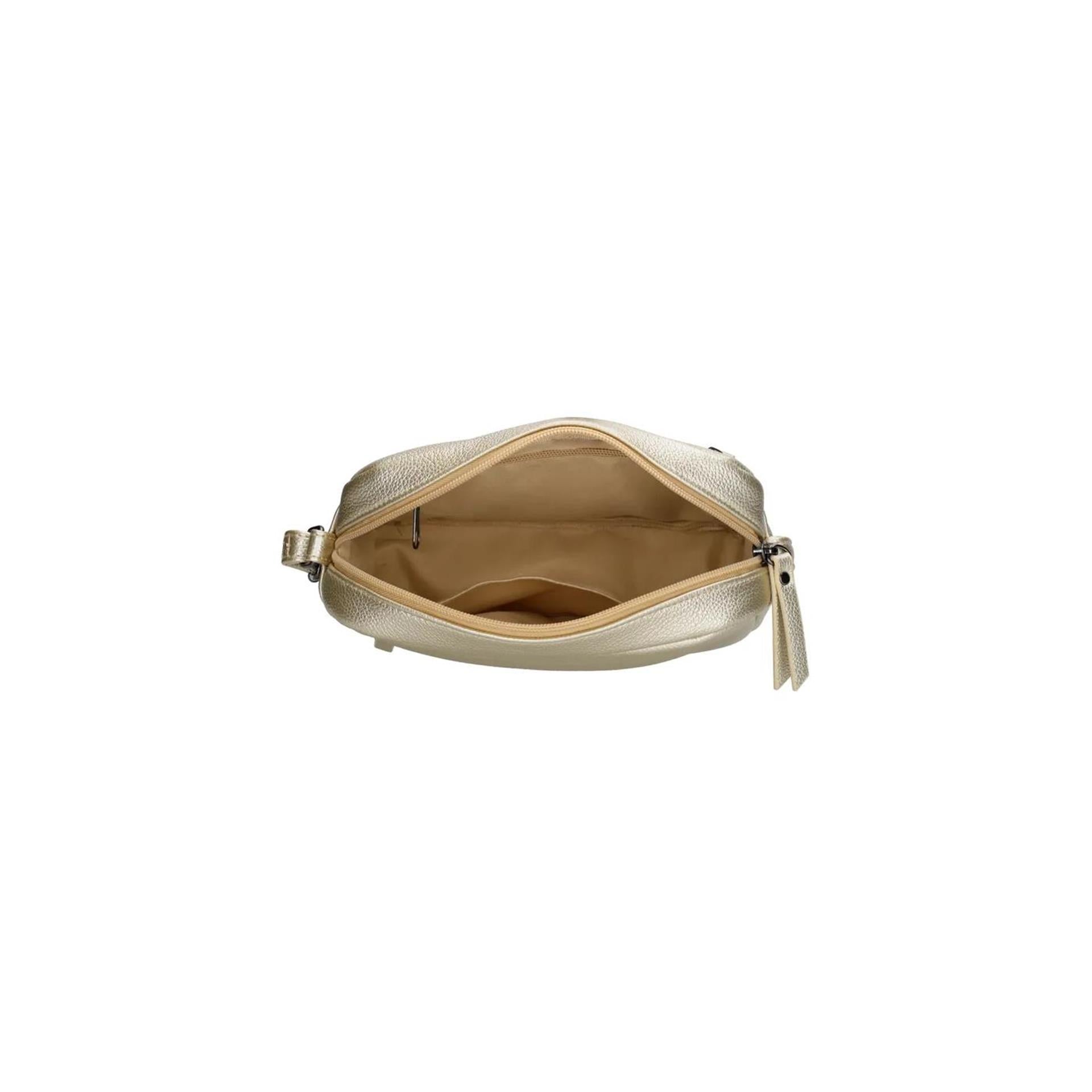 Beagles tarragona schoudertas 13,5x21x6cm lichtgoud