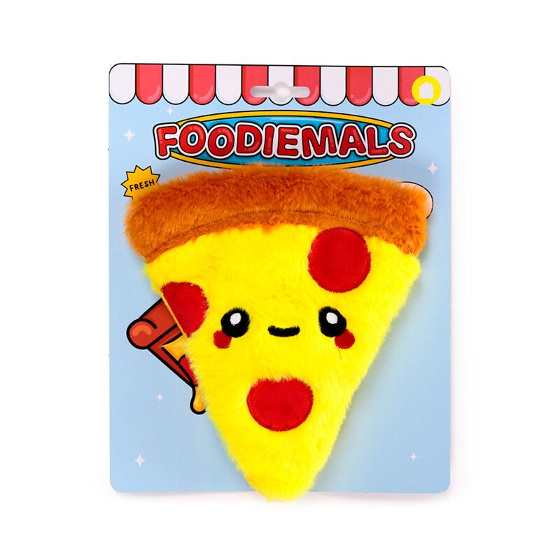 Pizza foodiemals pluche heatpack lavendel tarwe