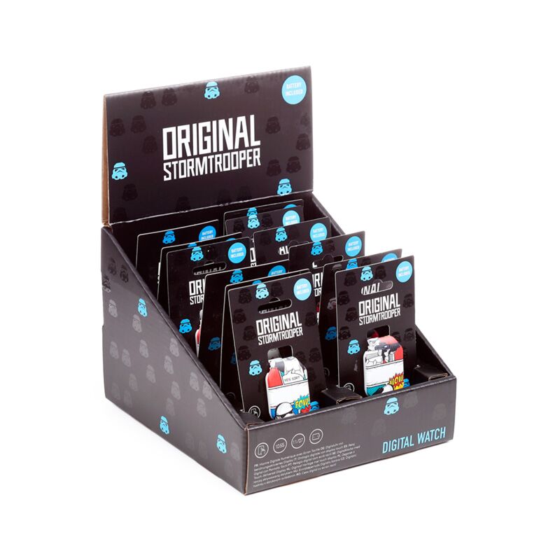 The original stormtrooper stripboek digitaal siliconen horloge