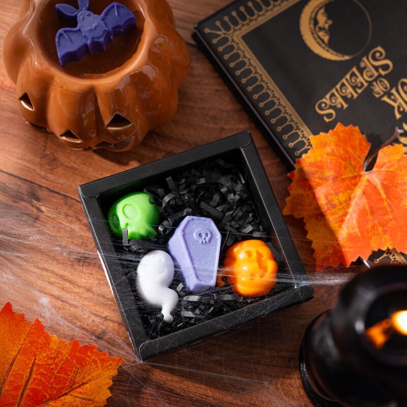 Griezelig set van 5 gevormde waxmelts