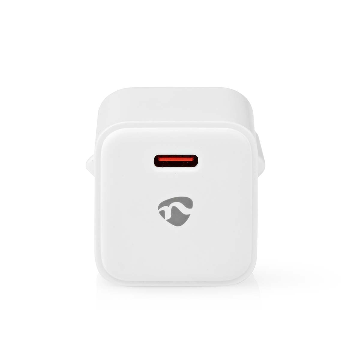 Nedis oplader | 20 w | snellaad functie | 1.67 2.22 3.0 a | outputs: 1 | usb-c | automatische voltage selectie - wcmpd20w100wt