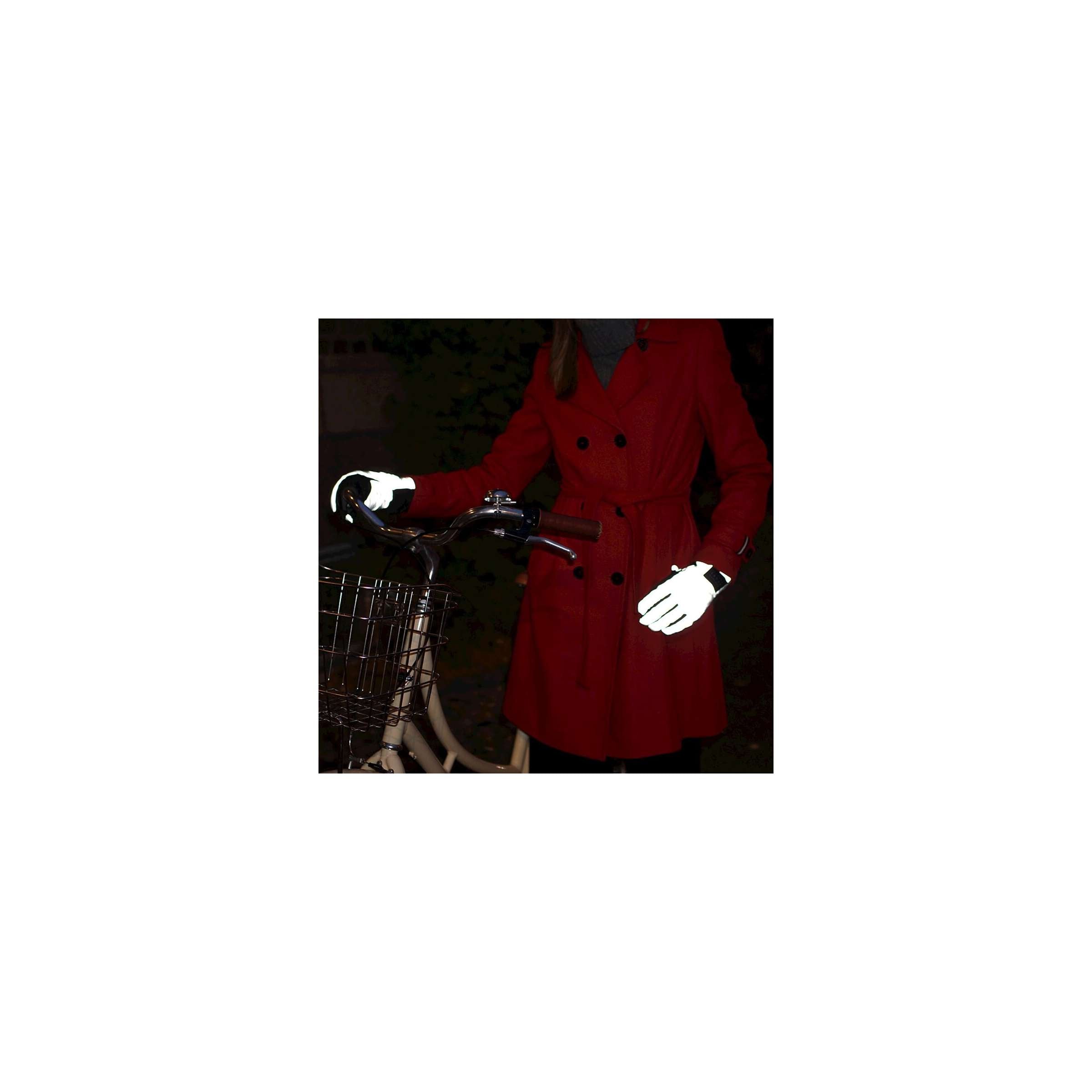 Weathergoods Zweden refl. handschoenen luna zilver l