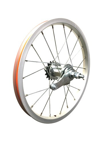 Roue arrière 16x1.75 moyeu de frein velamos alu 20 rayons