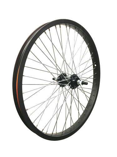 Roue avant 20x2.125 alu freestyle 48 rayons noir axe 10mm