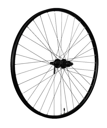 Shimano Achterwiel Rival 21-584 zwart schijf QR 10v