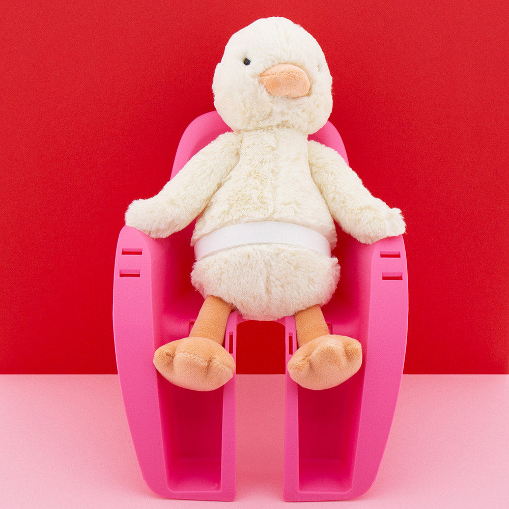Qibbel widek poppenzitje explorer happy aardbei roze