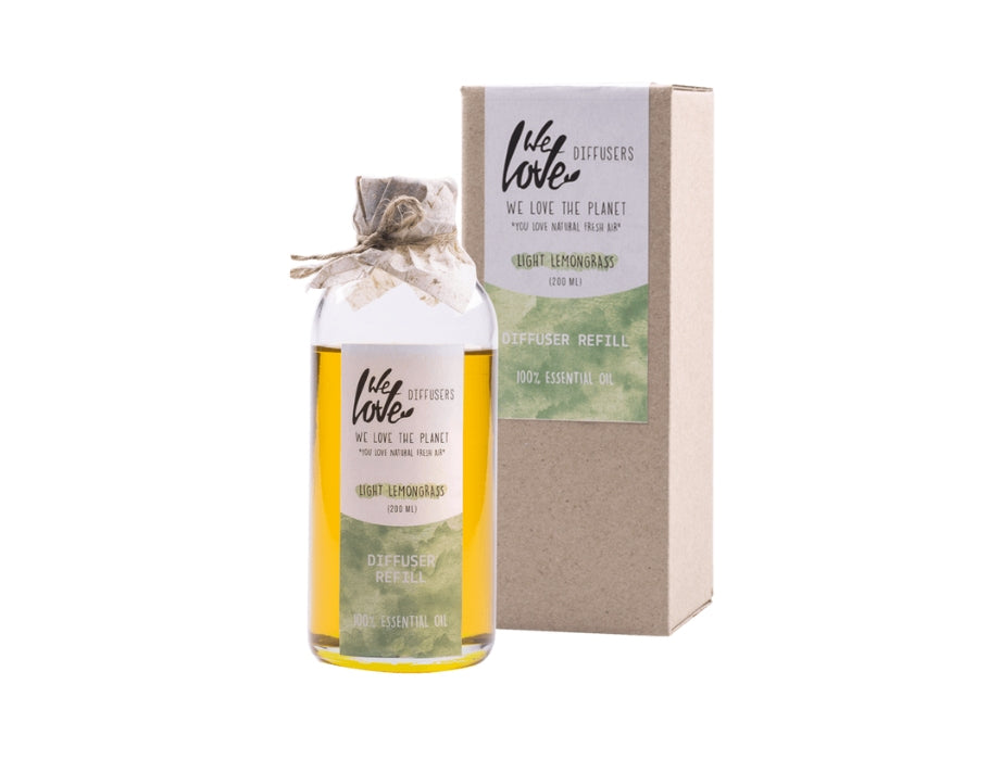 We Love The Planet Refill Diffuser Light Lemongrass 200ml