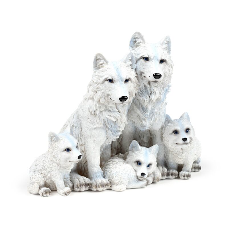 Wolf puppies familie