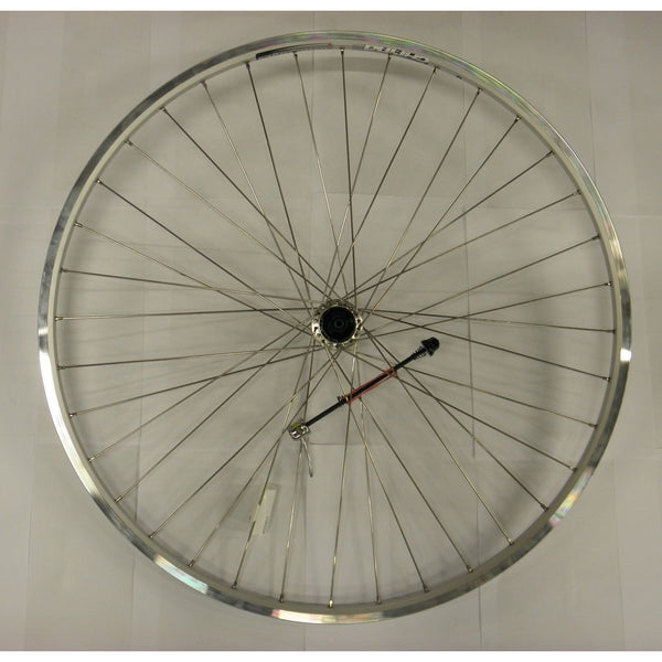 achterwiel Ryde Chrina 28 inch 7V 36G velgrem zilver