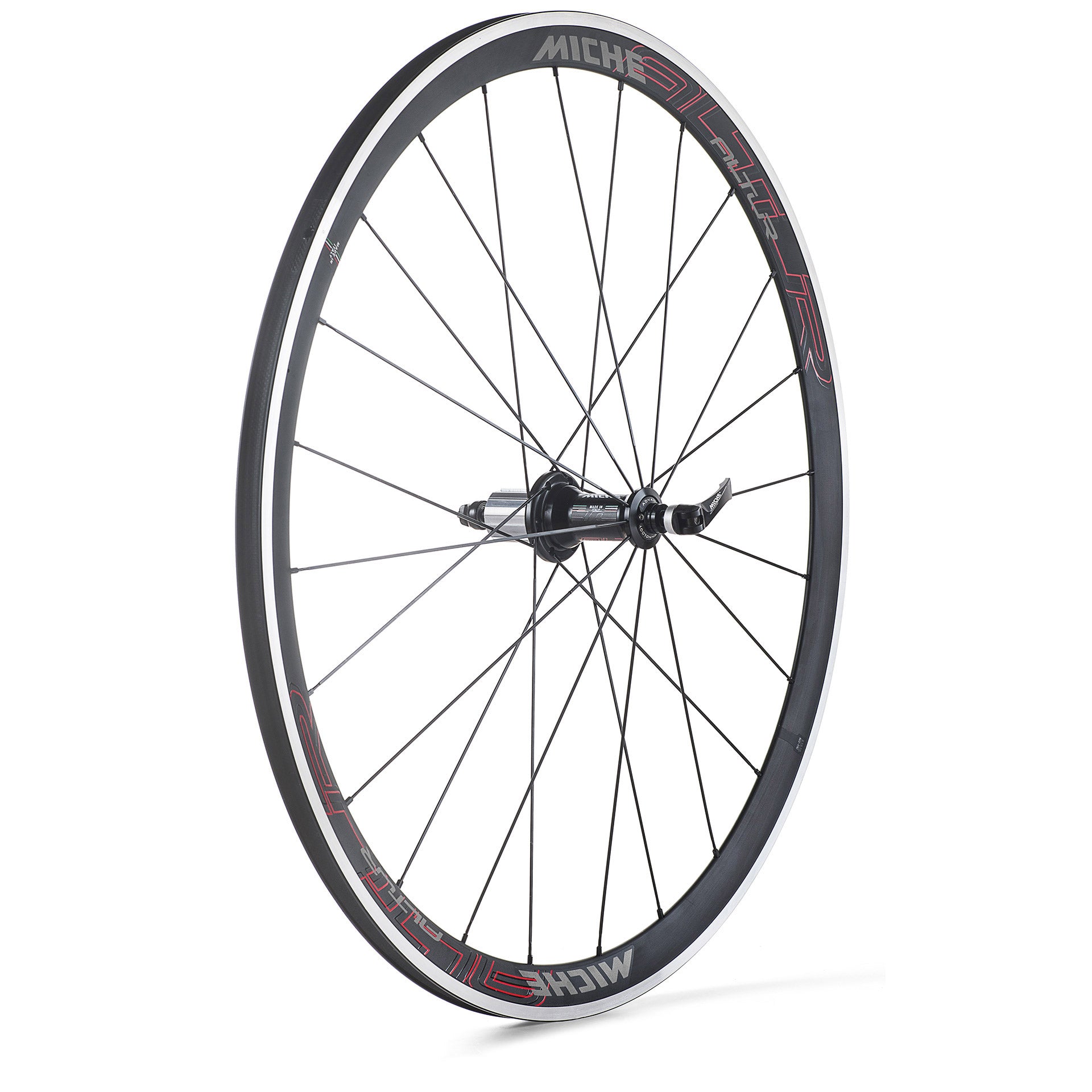 Paire de roues Miche Altur 10V 11V Shimano Alu 16+24H (fil)