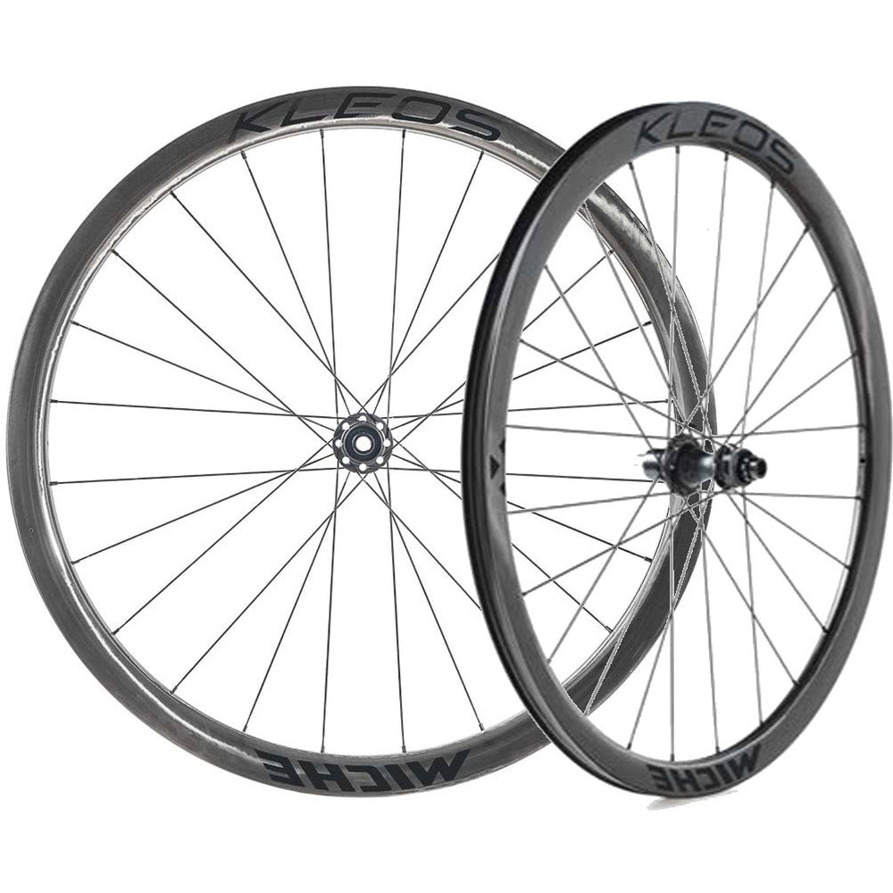 Miche wielset kleos schijf 36 mm tubeless shimano passerend