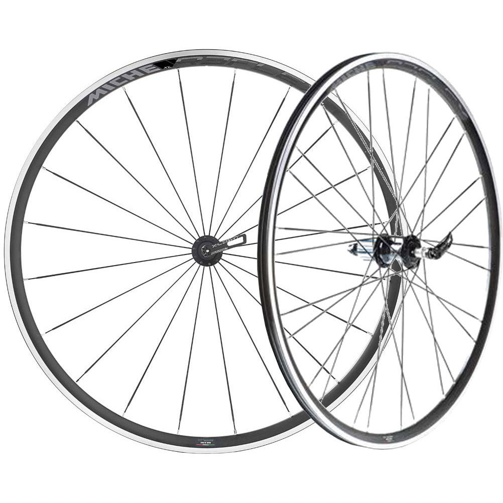 Miche wielset REFLEX XL zwart velgrem draadband Campa passeren