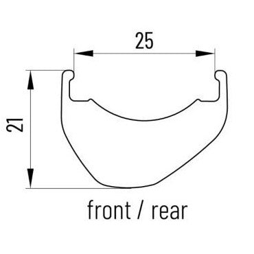 Paire de roues Miche XM45.26 à pneu