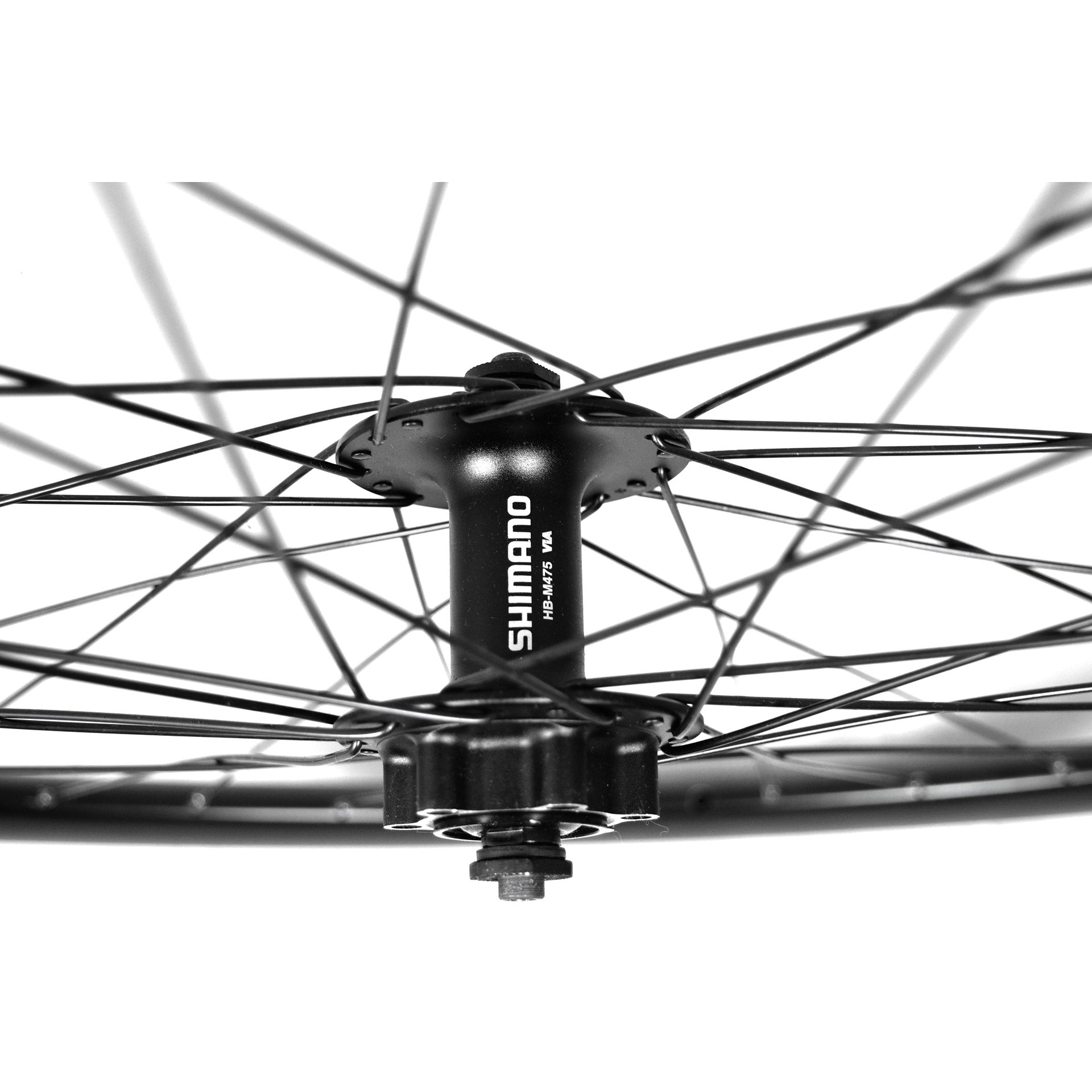 Qibbel voorwiel 28 schijf 475 naaf uitval dutch 19 velg 36g zwart