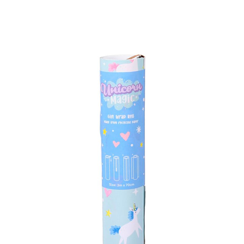Unicorn magic 3m cadeaupapier rol