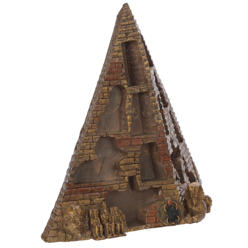 Egyptische piramide verzamelwereld display