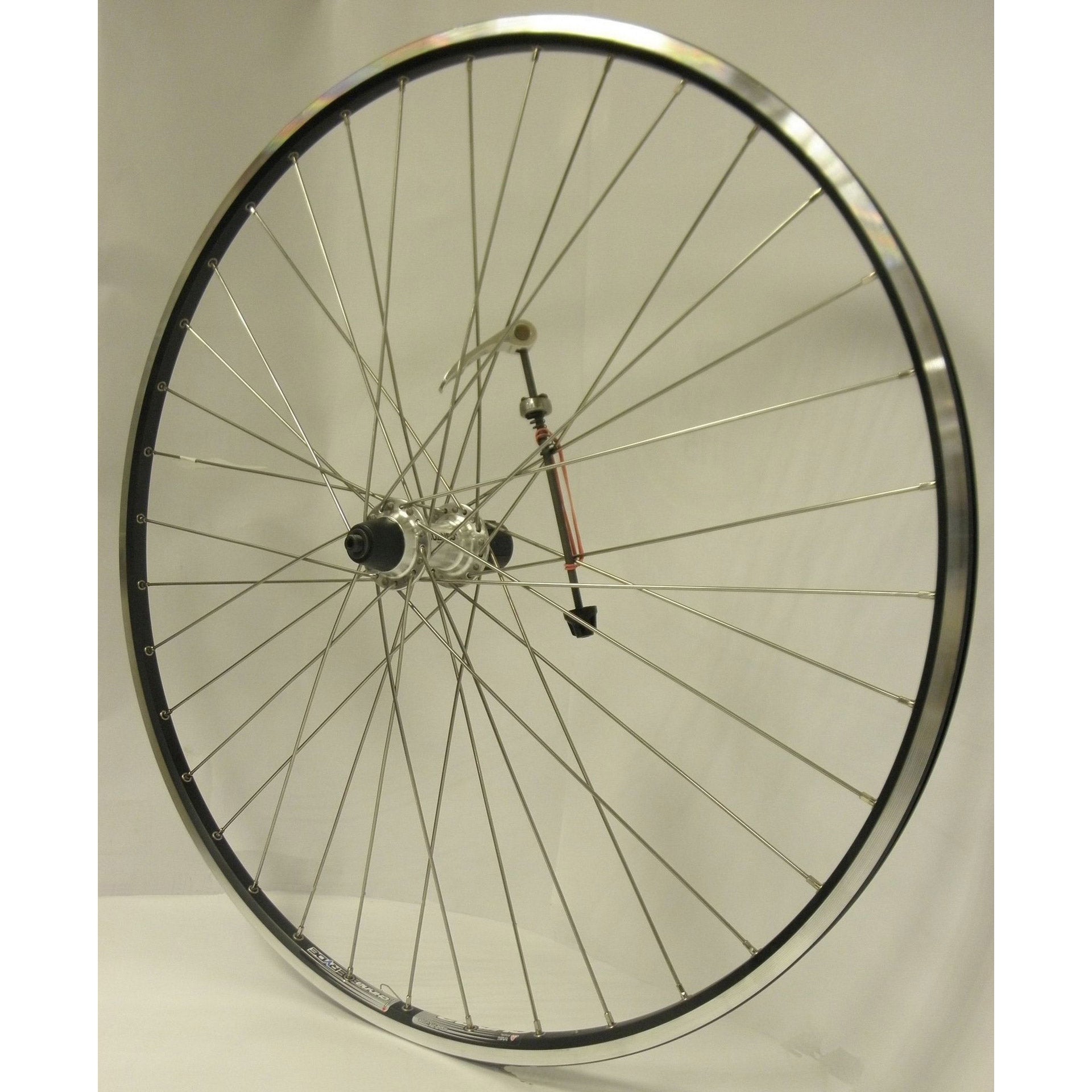 Roue arrière 28 cass. Panne 8V 9V Chrina 13 inox noir
