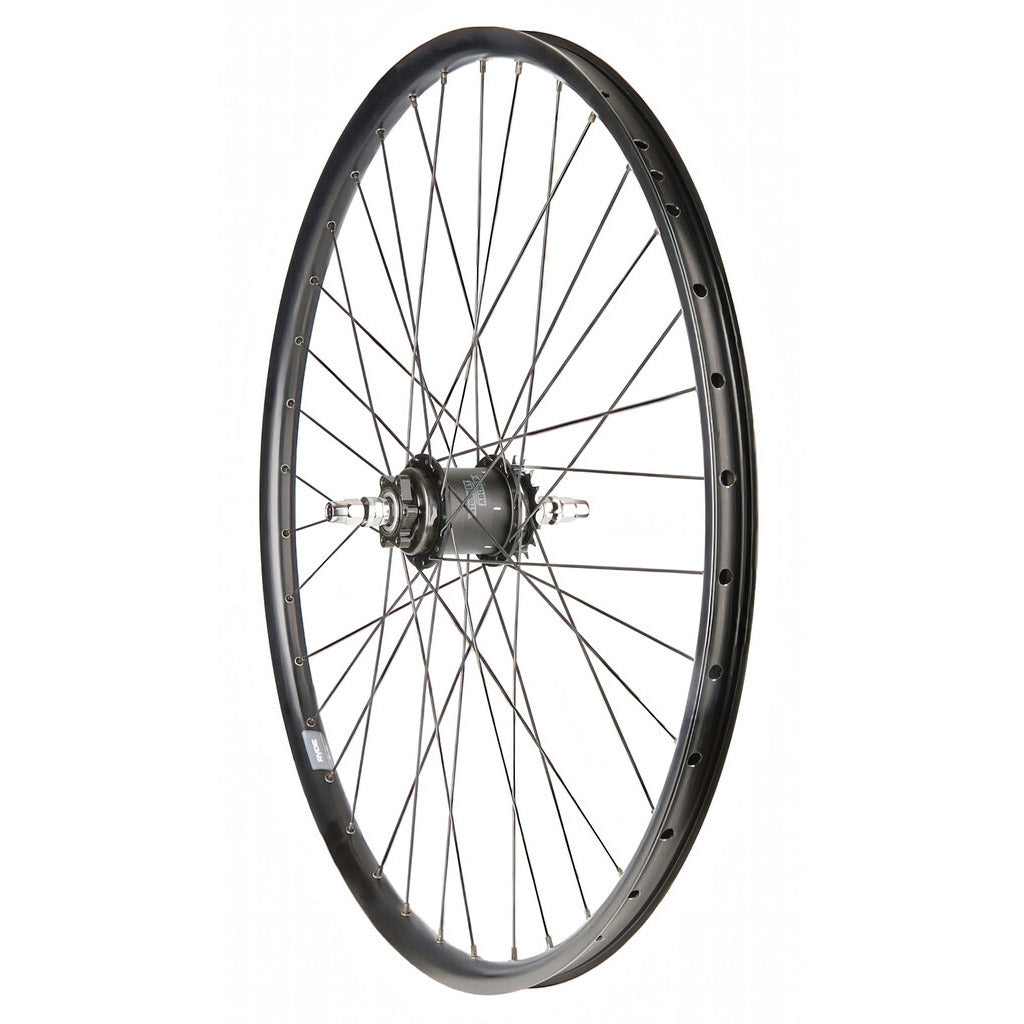 Roland achterwiel 28 36g a2k dw velg vrijloop zwart