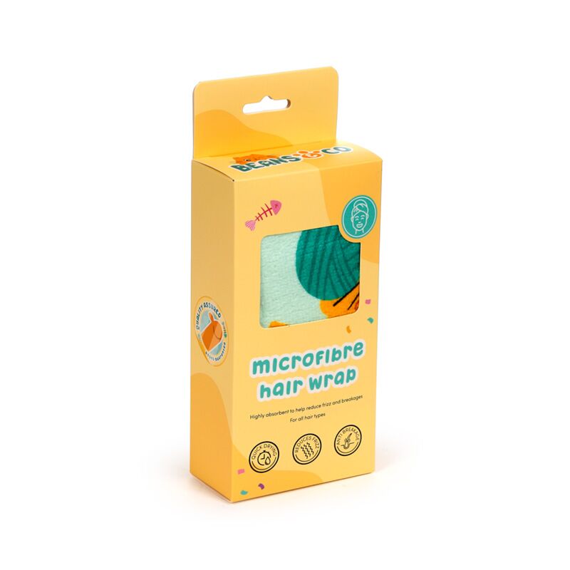 Beans co katten microvezel haarwikkelhanddoek