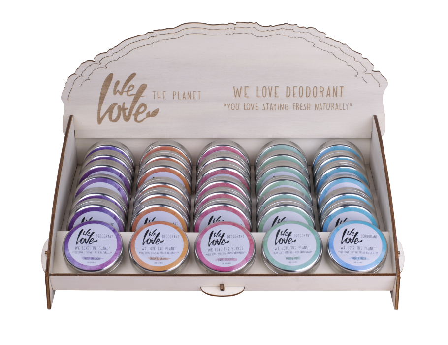 We Love The Planet We Love The Planet Deodorant Display 3 blikjes