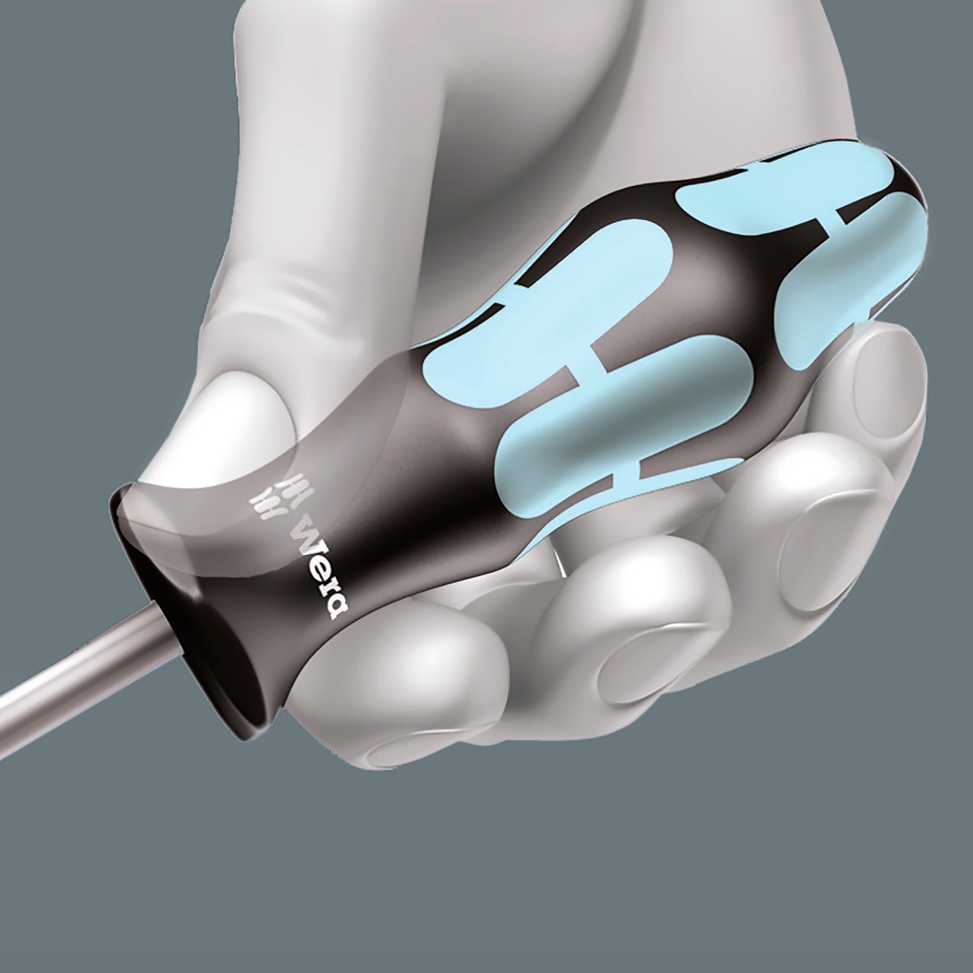 Wera 3334 6 Schroevendraaier-set, RVS + houder, 6-delig