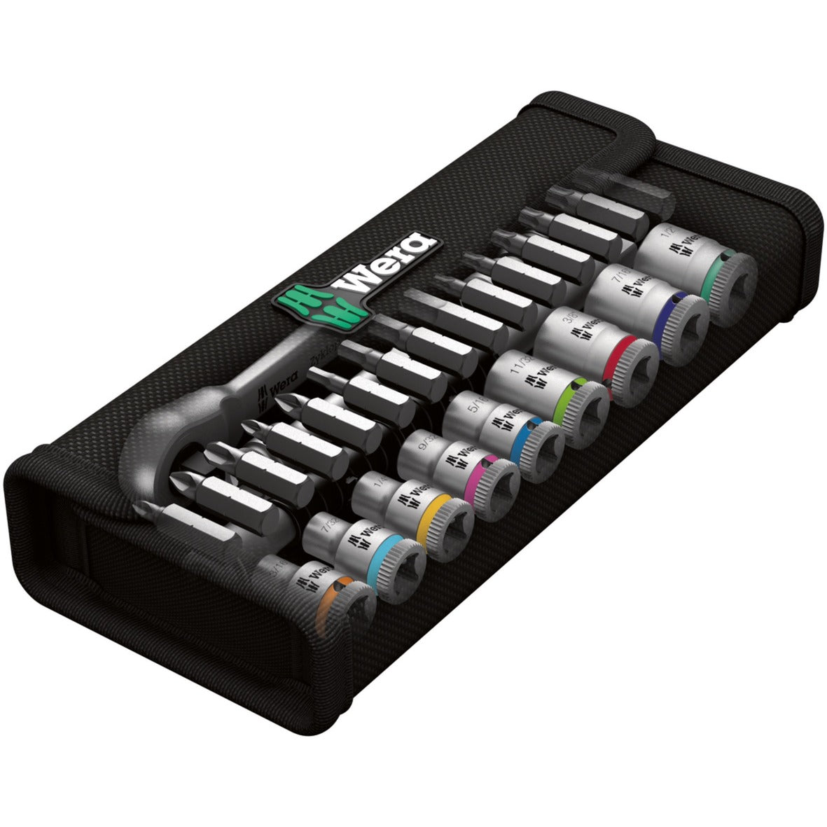 Wera 8100 SA 11 Zyklop Metal-ratelset, 28-delig