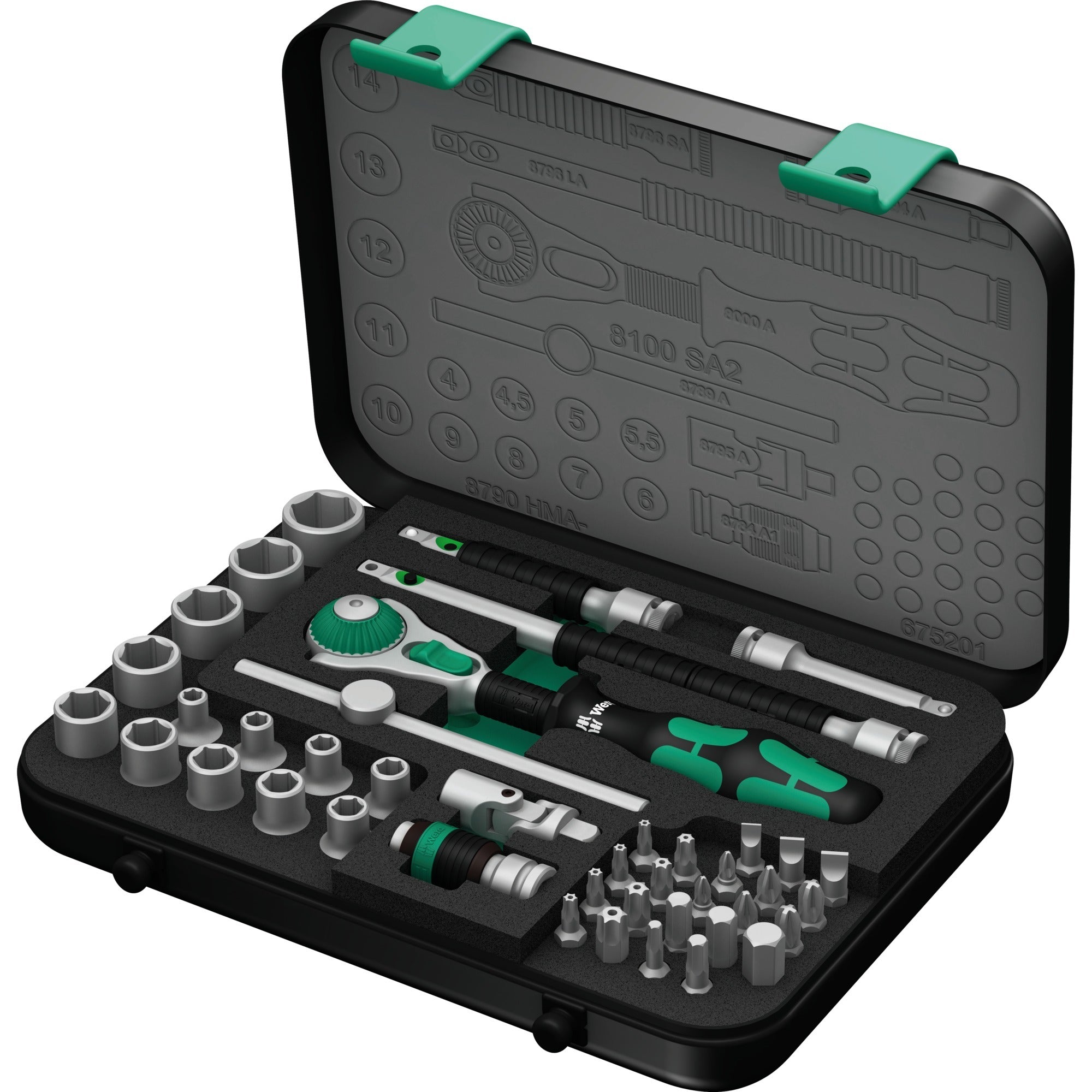 Wera 8100 SA 2 Zyklop Speed ​​ratelset 1 4