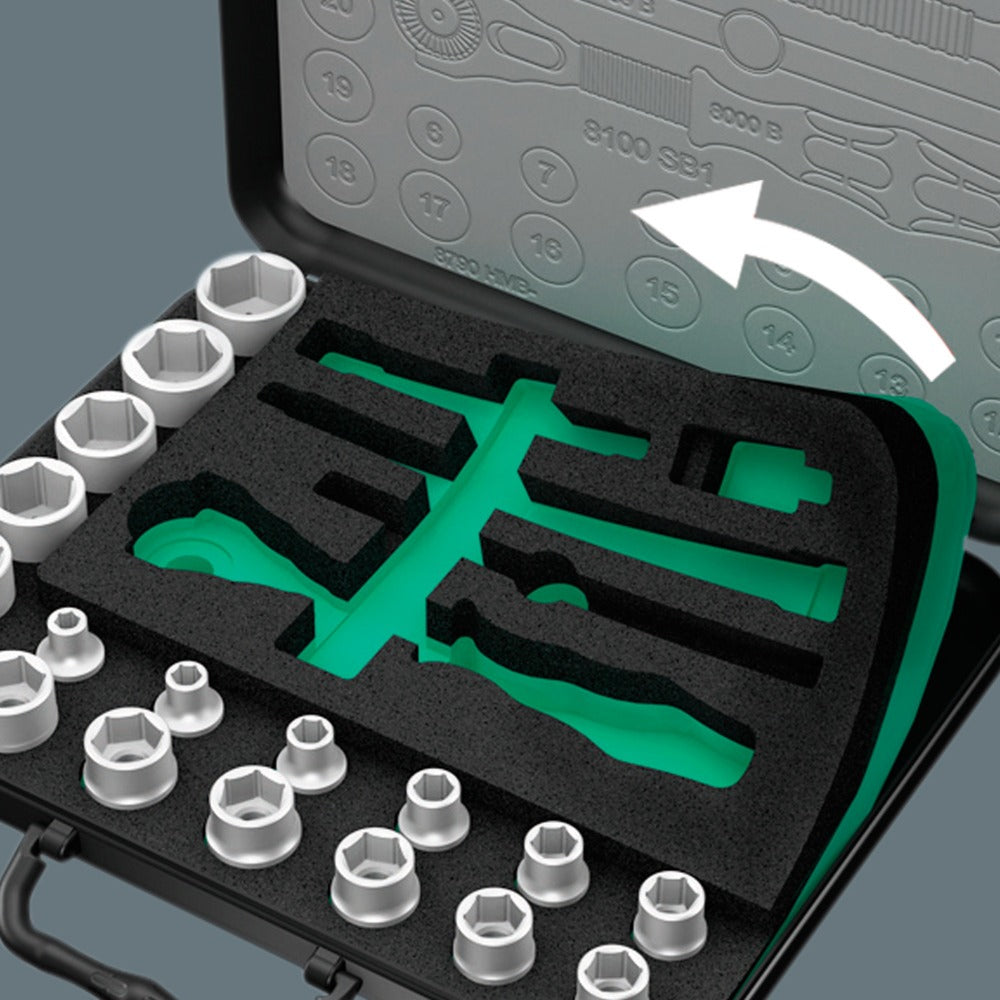 Wera 8100 SC 4 Zyklop Speed ratelset