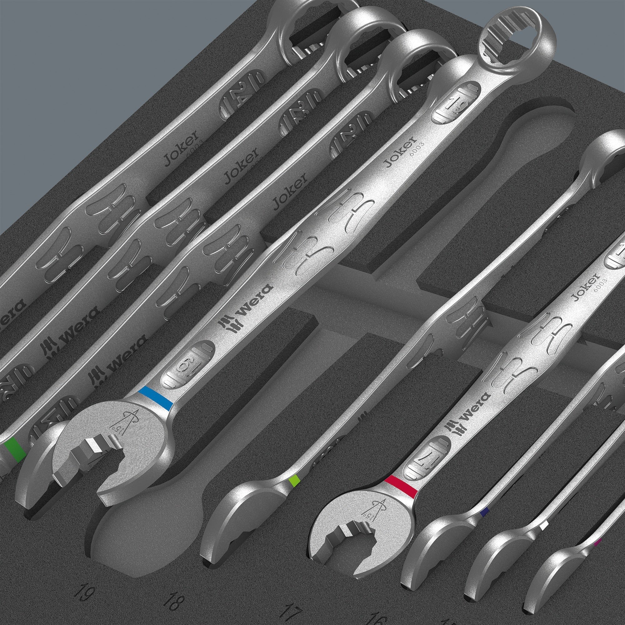 Wera 9731 Schuimrubberen inzetstuk met 6003 Joker Set 1