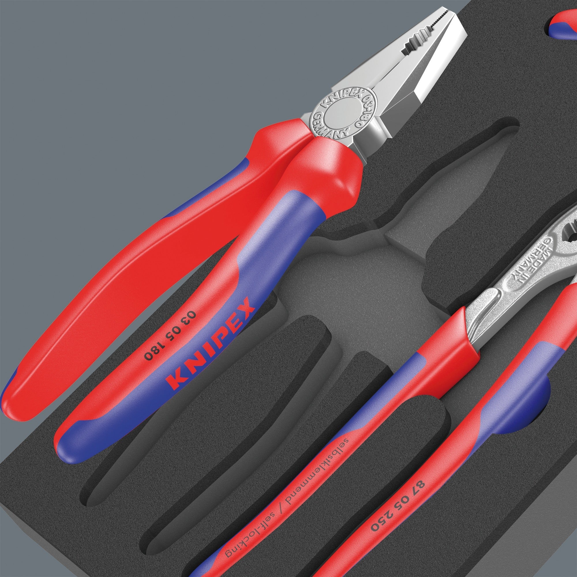 Wera 9780 Schuimrubberen inzetstuk met KNIPEX tangen Se