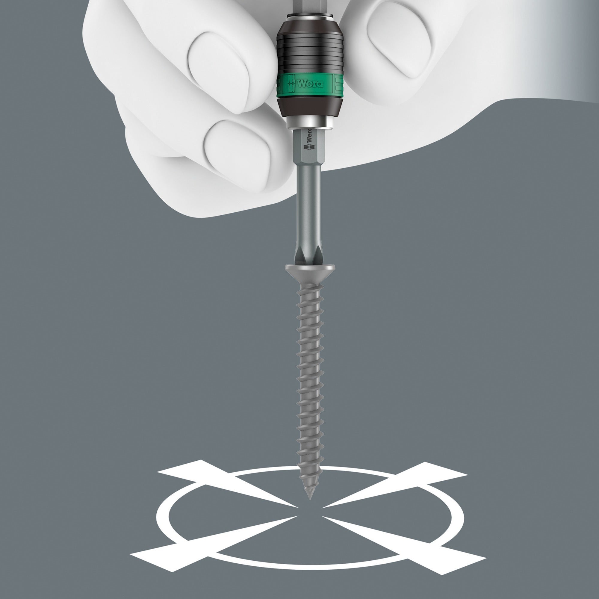 Wera Bits-Handhouder 813 R met Rapidaptor Bithouder