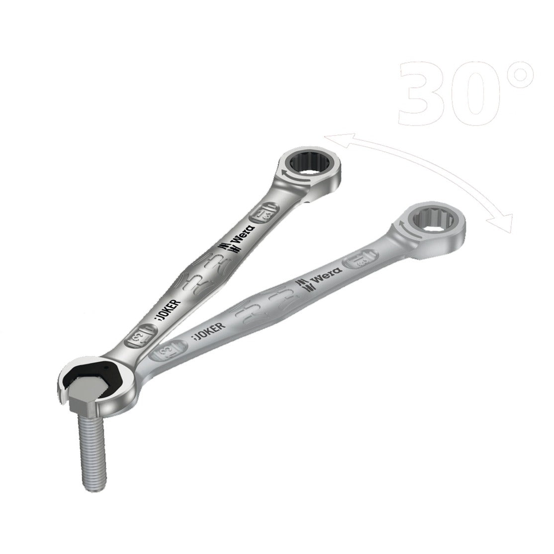 Wera Joker Steeken ringratelsleutelset